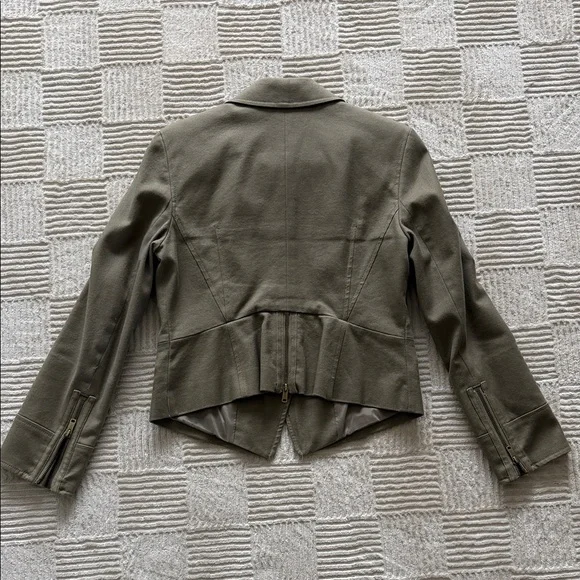 Vintage Ann Taylor Khaki Utility Jacket - Picture 3 of 4